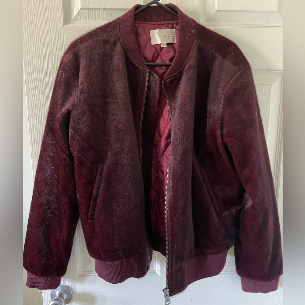 Faux Fur Bomber Jacket